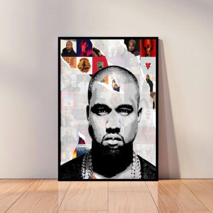 Kanye West Music Poster Canvas Wall Art Home Decor (No Frame)