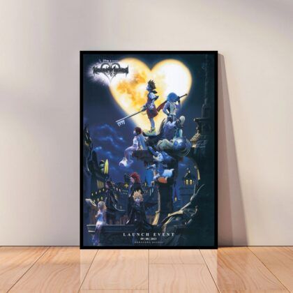 Kingdom Hearts Anime Poster Canvas Wall Art Home Decor (No Frame)
