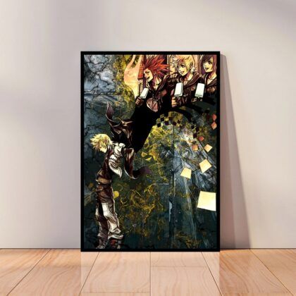 Kingdom Hearts Anime Poster Canvas Wall Art Home Decor (No Frame)