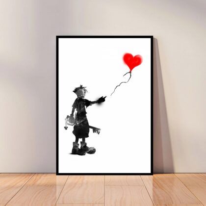 Kingdom Hearts Anime Poster Canvas Wall Art Home Decor (No Frame)