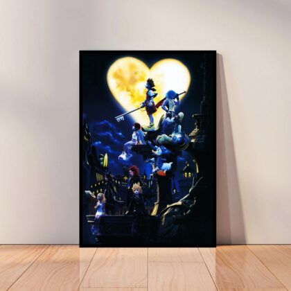 Kingdom Hearts Anime Poster Canvas Wall Art Home Decor (No Frame)