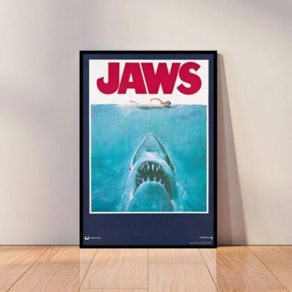 Jaws Movie Poster Canvas Wall Art Home Decor (No Frame)