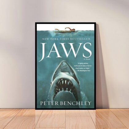 Jaws Movie Poster Canvas Wall Art Home Decor (No Frame)