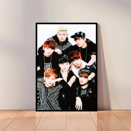 BTS Bangtan Boys Kpop Korean Music Poster Canvas Wall Art Home Decor (No Frame)