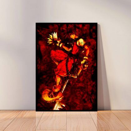 Kingdom Hearts Anime Poster Canvas Wall Art Home Decor (No Frame)
