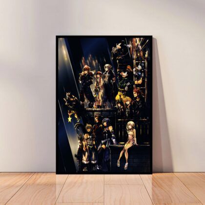 Kingdom Hearts Anime Poster Canvas Wall Art Home Decor (No Frame)