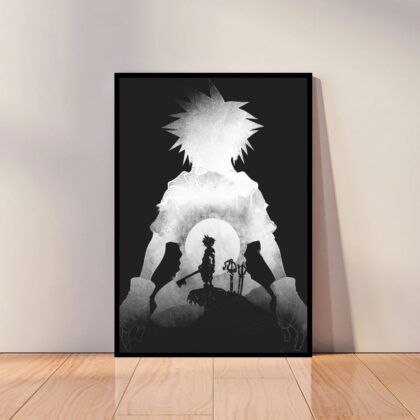 Kingdom Hearts Anime Poster Canvas Wall Art Home Decor (No Frame)