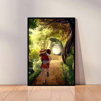 My Neighbor Totoro Anime Poster Canvas Wall Art Home Decor (No Frame)