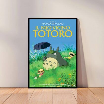 My Neighbor Totoro Anime Poster Canvas Wall Art Home Decor (No Frame)