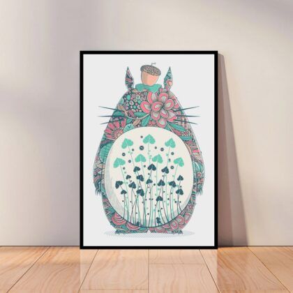 My Neighbor Totoro Anime Poster Canvas Wall Art Home Decor (No Frame)