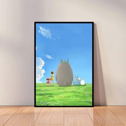 My Neighbor Totoro Anime Poster Canvas Wall Art Home Decor (No Frame)