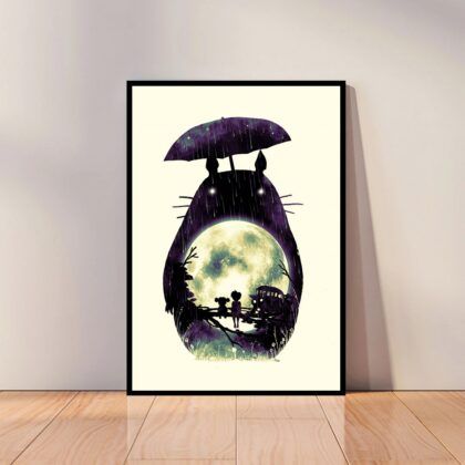 My Neighbor Totoro Anime Poster Canvas Wall Art Home Decor (No Frame)