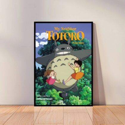 My Neighbor Totoro Anime Poster Canvas Wall Art Home Decor (No Frame)