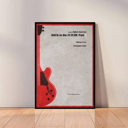 Back to the Future Movie Poster Canvas Wall Art Home Decor (No Frame)