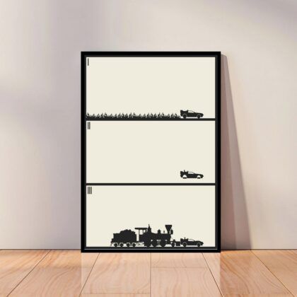 Back to the Future Movie Poster Canvas Wall Art Home Decor (No Frame)