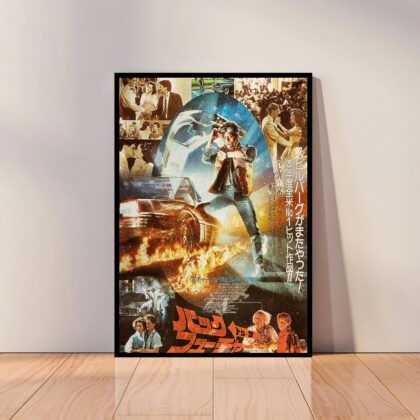 Back to the Future Movie Poster Canvas Wall Art Home Decor (No Frame)