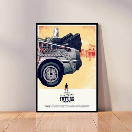 Back to the Future Movie Poster Canvas Wall Art Home Decor (No Frame)