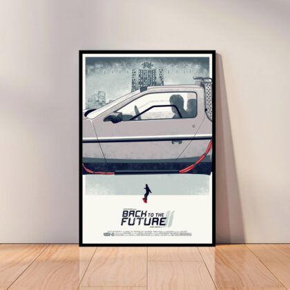 Back to the Future Movie Poster Canvas Wall Art Home Decor (No Frame)