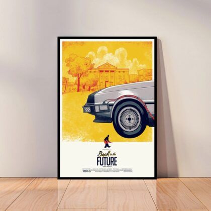 Back to the Future Movie Poster Canvas Wall Art Home Decor (No Frame)