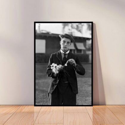 Buster Keaton Poster Canvas Wall Art Home Decor (No Frame)