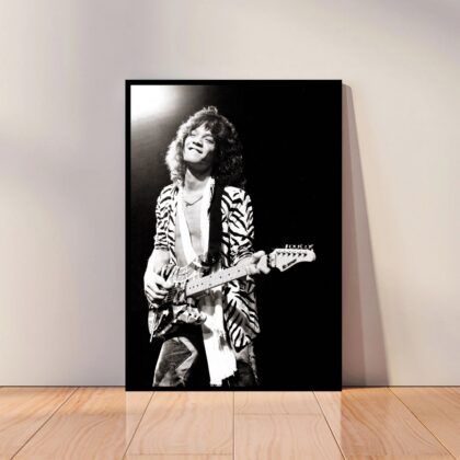 Eddie Van Halen Music Poster Canvas Wall Art Home Decor (No Frame)