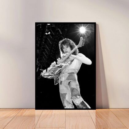 Eddie Van Halen Music Poster Canvas Wall Art Home Decor (No Frame)