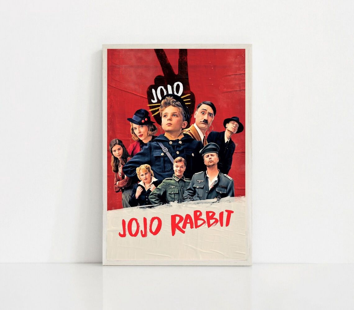 JoJo Rabbit MOVIE Poster Canvas Wall Art Home Decor (No Frame) - Image 2