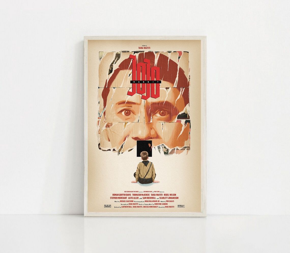 JoJo Rabbit MOVIE Poster Canvas Wall Art Home Decor (No Frame)