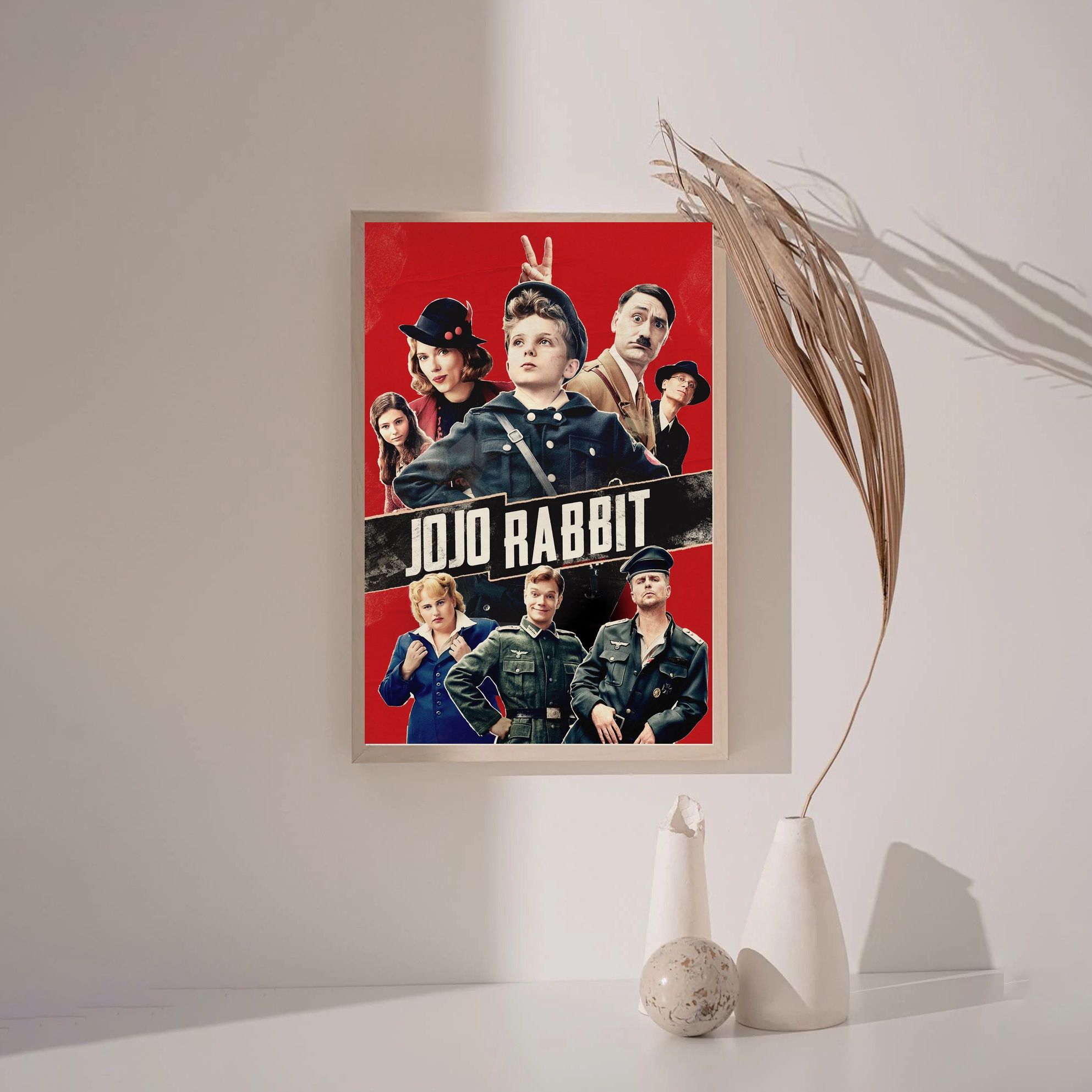 JoJo Rabbit MOVIE Poster Canvas Wall Art Home Decor (No Frame)
