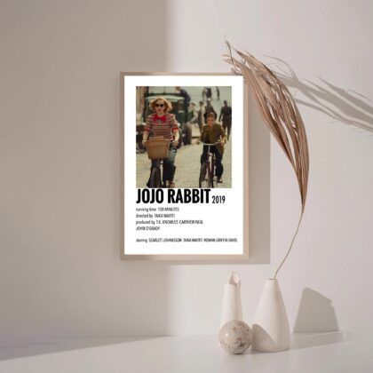 JoJo Rabbit MOVIE Poster Canvas Wall Art Home Decor (No Frame)