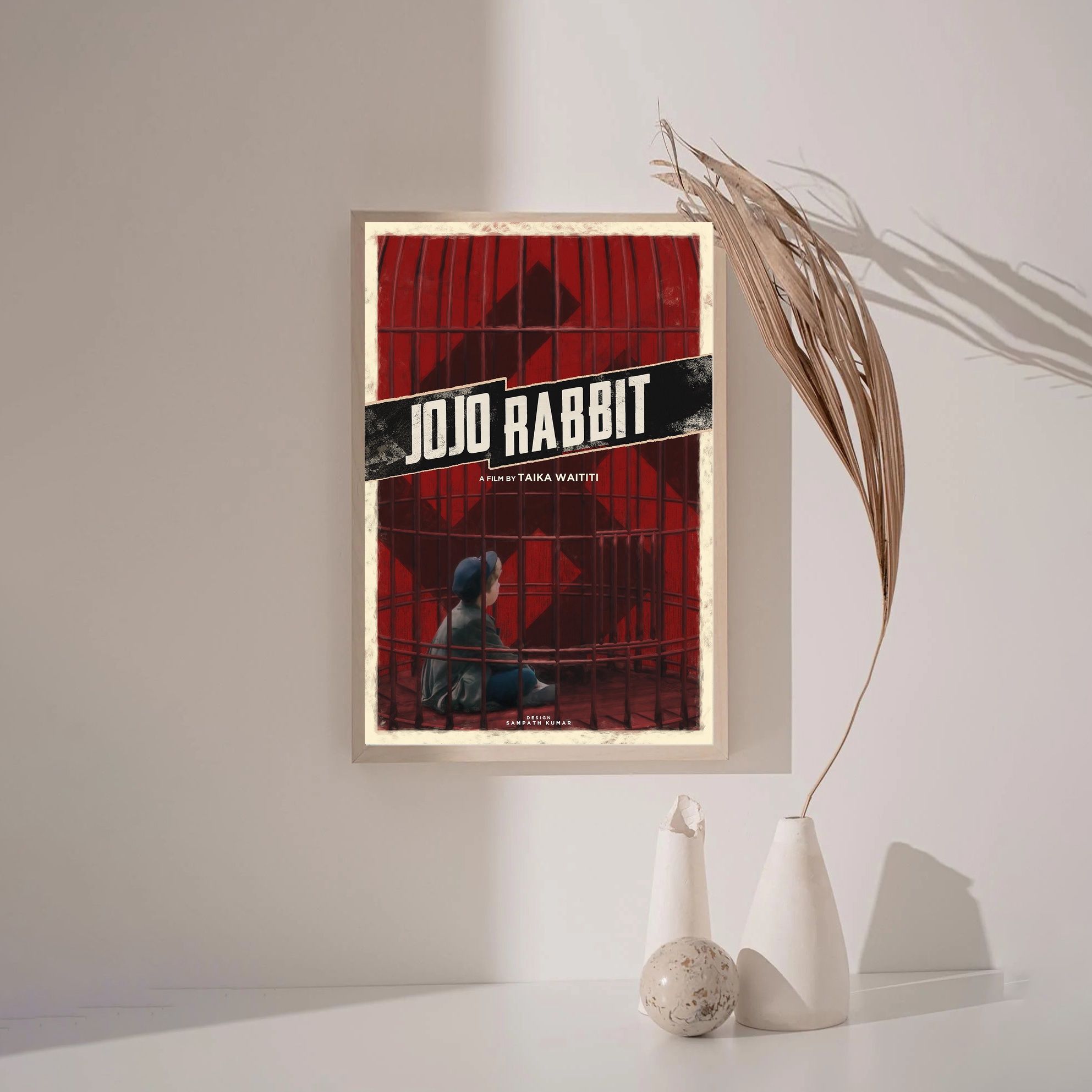 JoJo Rabbit MOVIE Poster Canvas Wall Art Home Decor (No Frame)