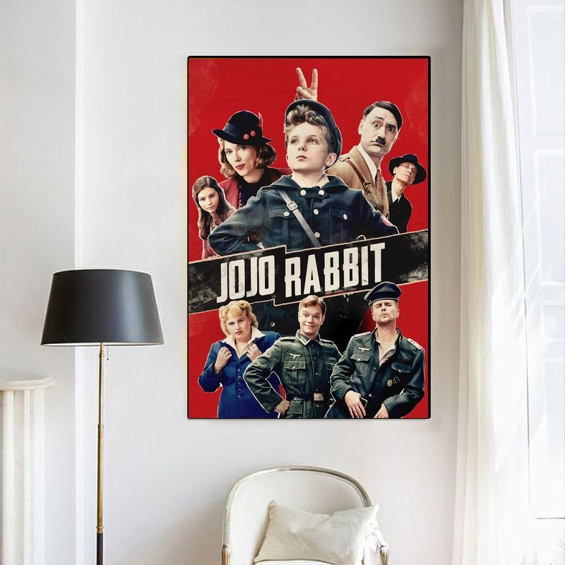 JoJo Rabbit MOVIE Poster Canvas Wall Art Home Decor (No Frame) - Image 4