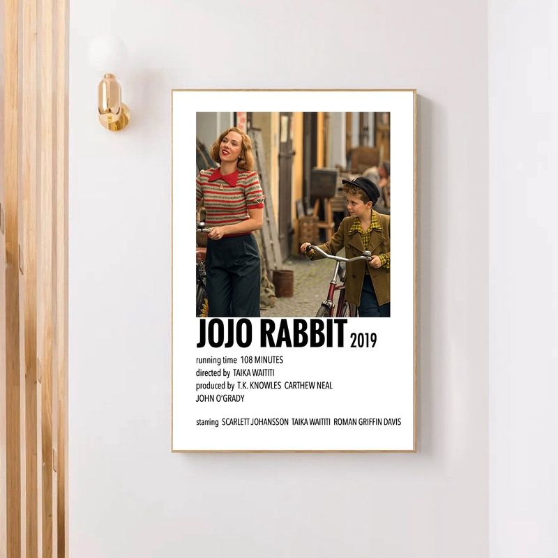 JoJo Rabbit MOVIE Poster Canvas Wall Art Home Decor (No Frame) - Image 4