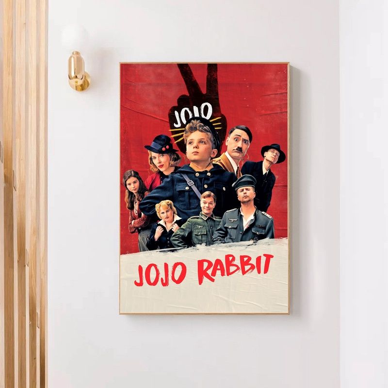 JoJo Rabbit MOVIE Poster Canvas Wall Art Home Decor (No Frame) - Image 4