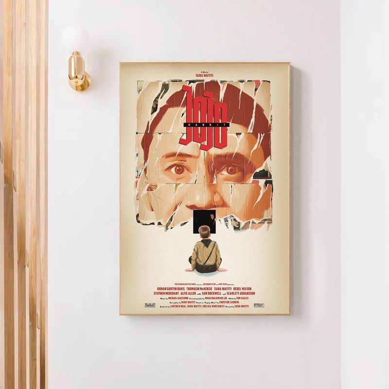 JoJo Rabbit MOVIE Poster Canvas Wall Art Home Decor (No Frame) - Image 4