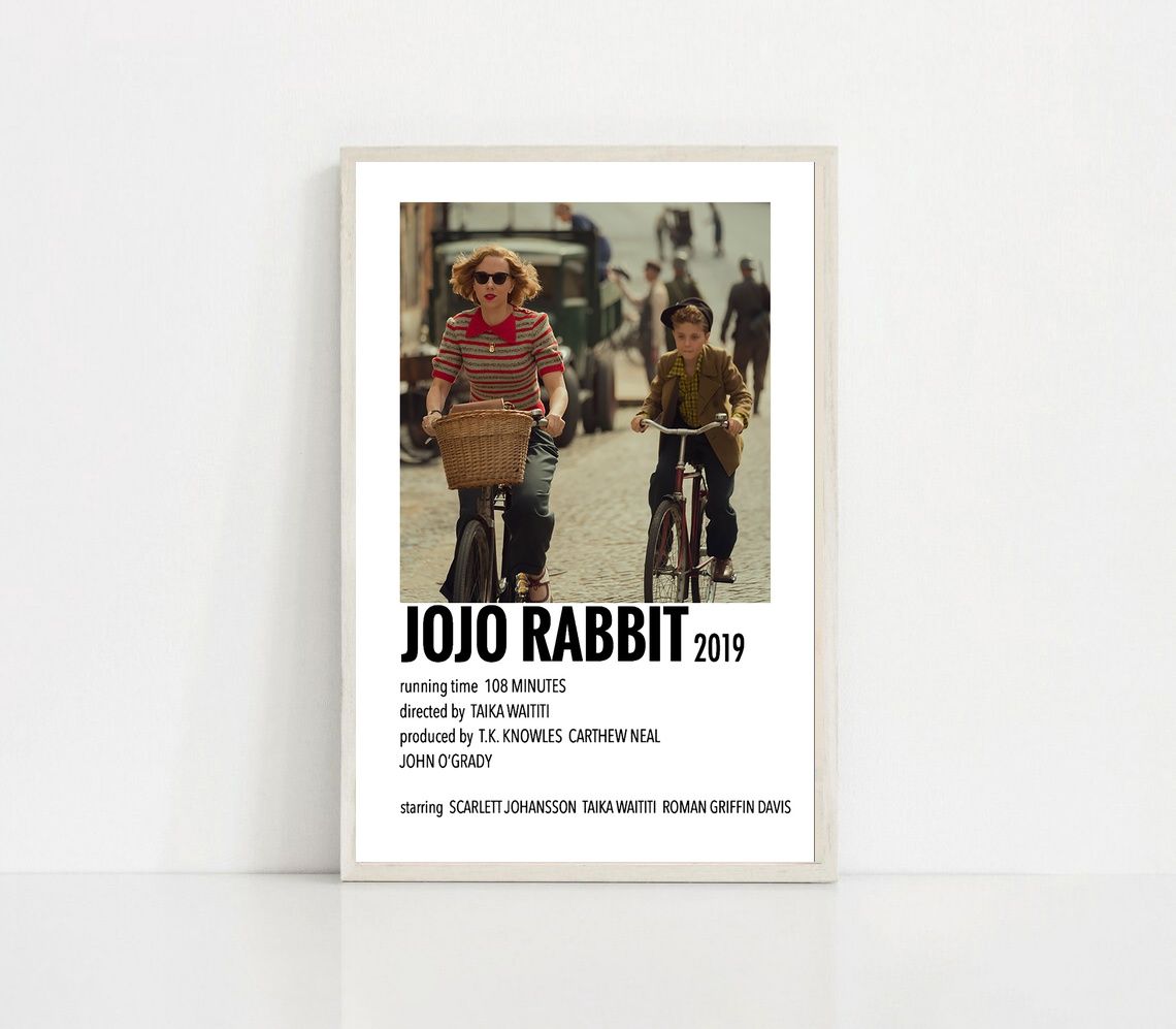JoJo Rabbit MOVIE Poster Canvas Wall Art Home Decor (No Frame) - Image 2