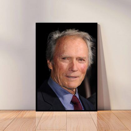 Clint Eastwood Poster Canvas Wall Art Home Decor (No Frame)