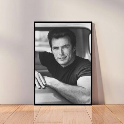 Clint Eastwood Poster Canvas Wall Art Home Decor (No Frame)