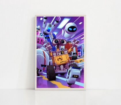 wall-e MOVIE Poster Canvas Wall Art Home Decor (No Frame)