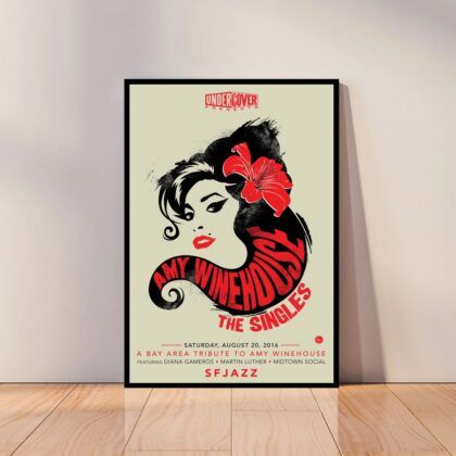 Amy Winehouse Music Poster Canvas Wall Art Home Decor (No Frame)