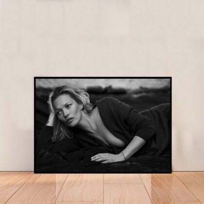 Kate Moss Super Model Poster Canvas Wall Art Home Decor (No Frame)
