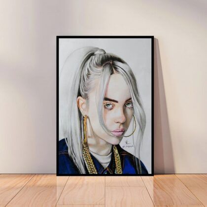 Billie Eilish Music Poster Canvas Wall Art Home Decor (No Frame)