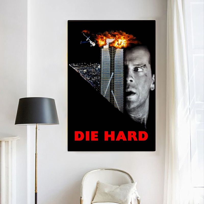 Die Hard 1988 MOVIE Poster Canvas Wall Art Home Decor (No Frame) - Image 4