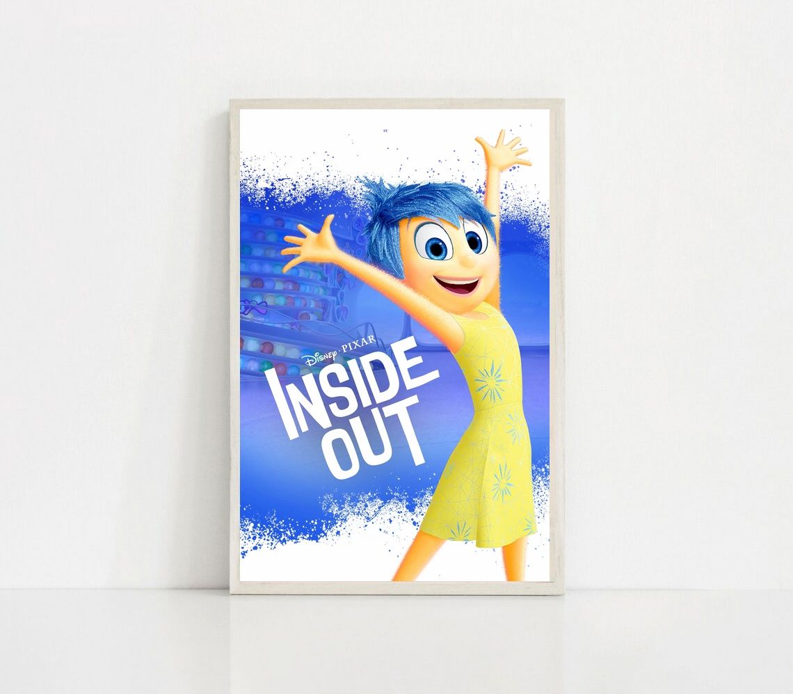Inside Out 2 MOVIE Poster Canvas Wall Art Home Decor (No Frame) - Image 2