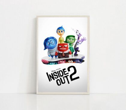 Inside Out 2  MOVIE Poster Canvas Wall Art Home Decor (No Frame)
