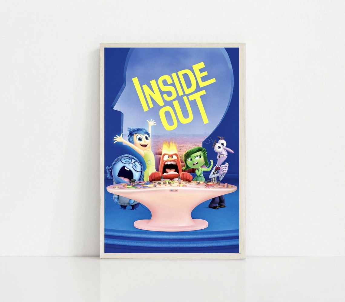Inside Out 2 MOVIE Poster Canvas Wall Art Home Decor (No Frame) - Image 2