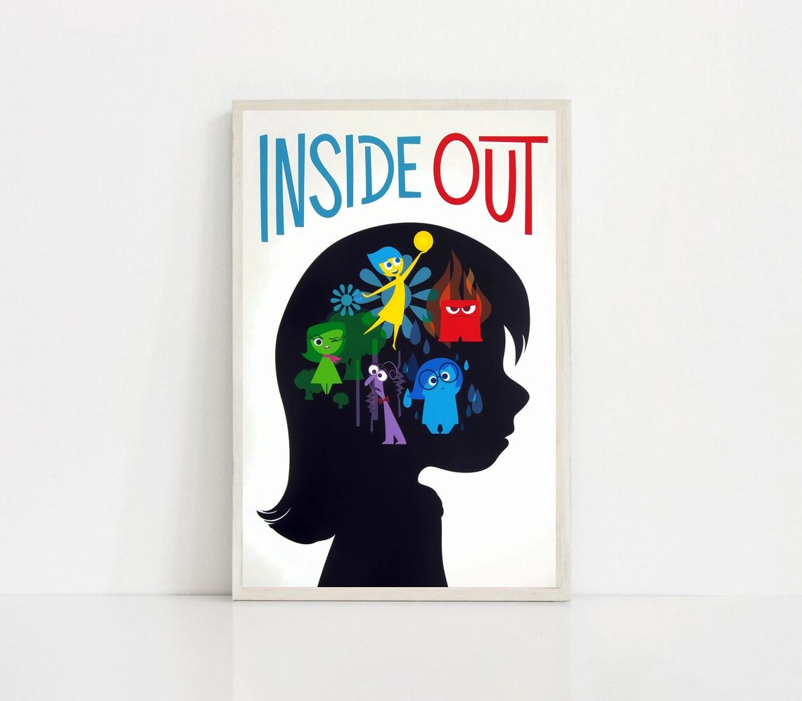 Inside Out 2 MOVIE Poster Canvas Wall Art Home Decor (No Frame) - Image 2