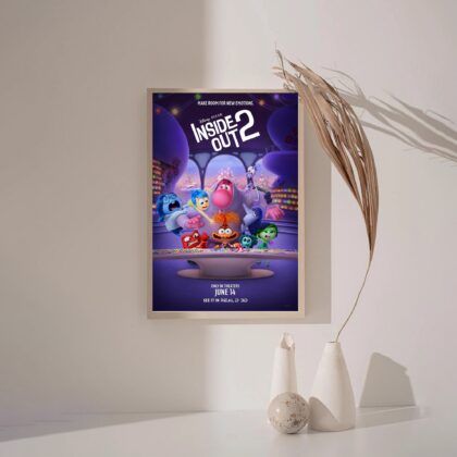 Inside Out 2  MOVIE Poster Canvas Wall Art Home Decor (No Frame)