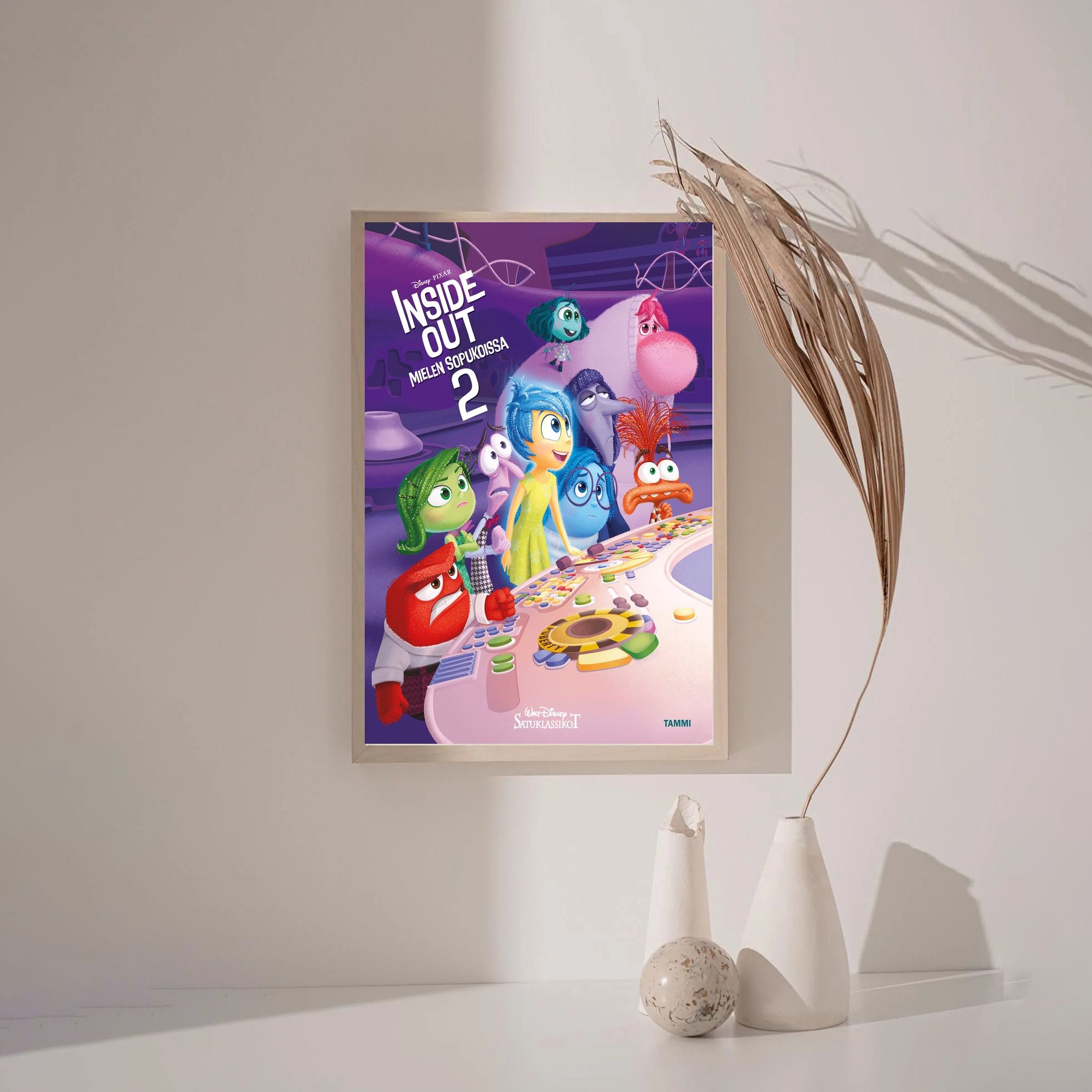 Inside Out 2 MOVIE Poster Canvas Wall Art Home Decor (No Frame) - Image 3
