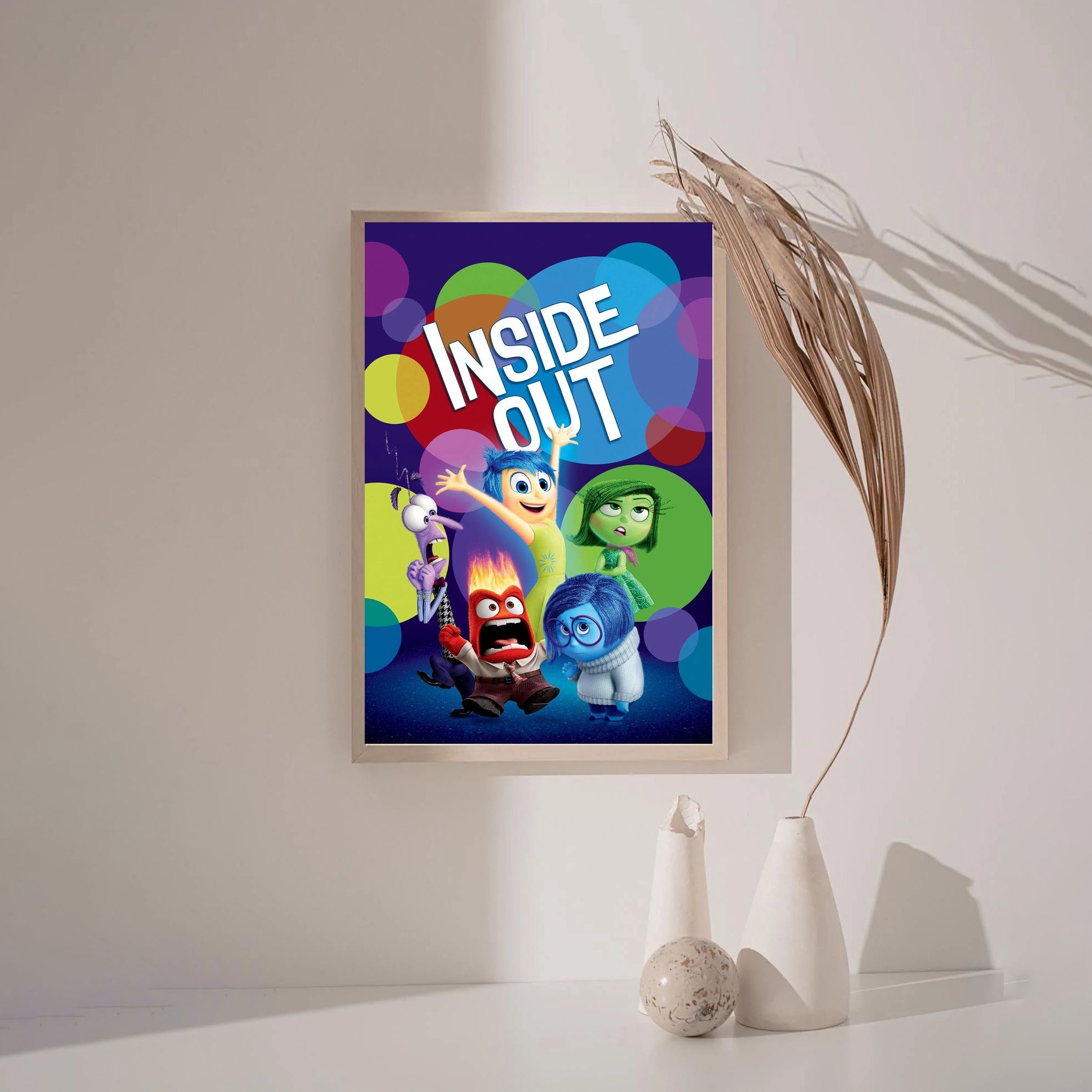Inside Out 2 MOVIE Poster Canvas Wall Art Home Decor (No Frame)